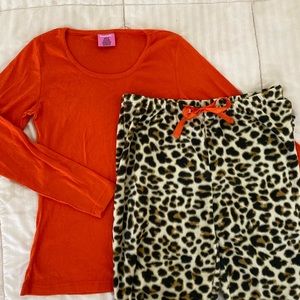 LEOPARD PRINT PJ SET